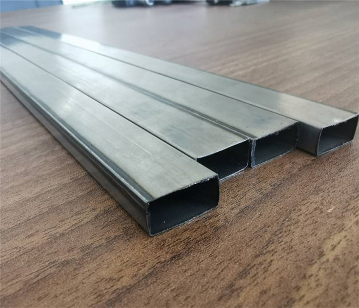 thin wall black steel iron tubes for furnitures, curtains, decorations